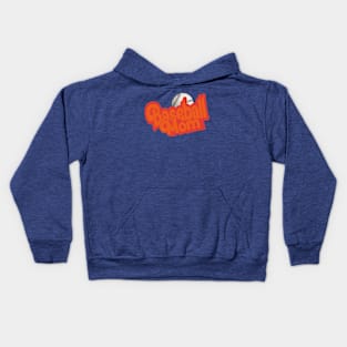 Retro Baseball Mom Kids Hoodie